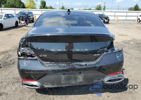 2025 Genesis G70 Base из США, поврежденный, VIN KMTG34SC8SU147328